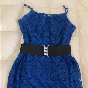 Blue Maurice’s Maxi Lace dress
